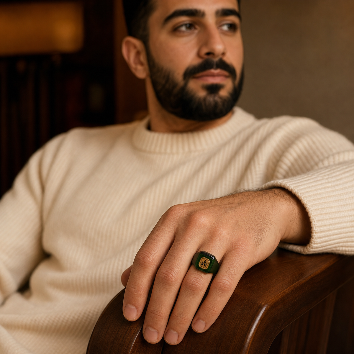 Noor Smart Zikr Ring Green [c=Green] 0