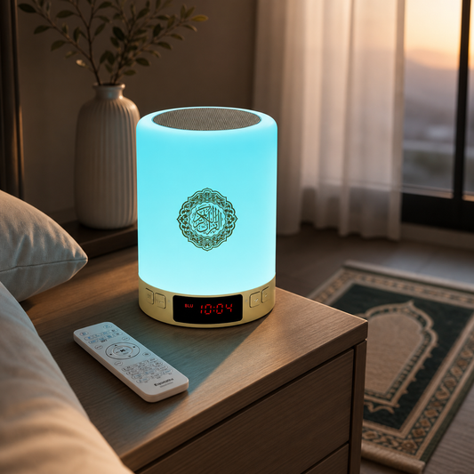 Reloj Azan con altavoz y luz