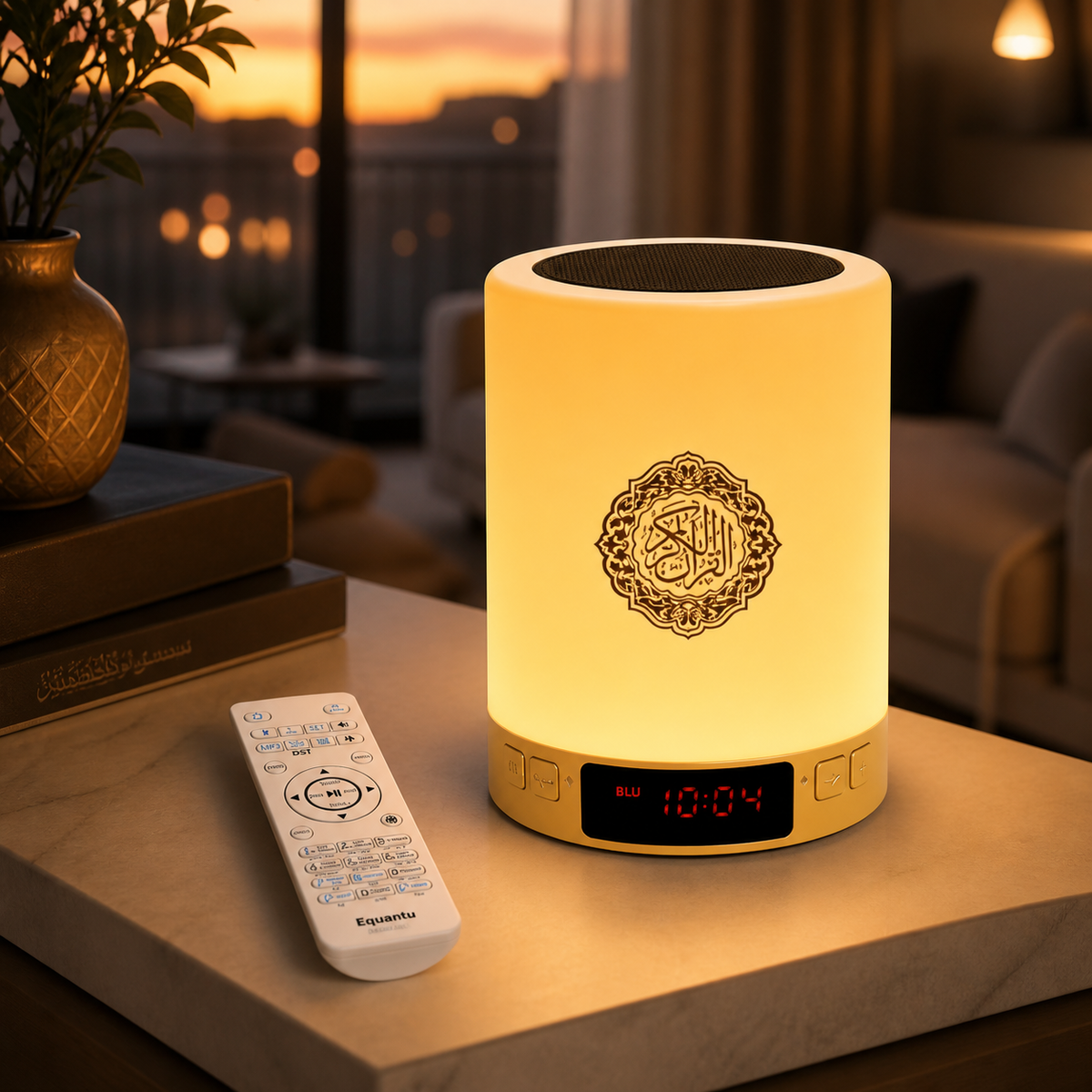 Reloj Azan con altavoz y luz